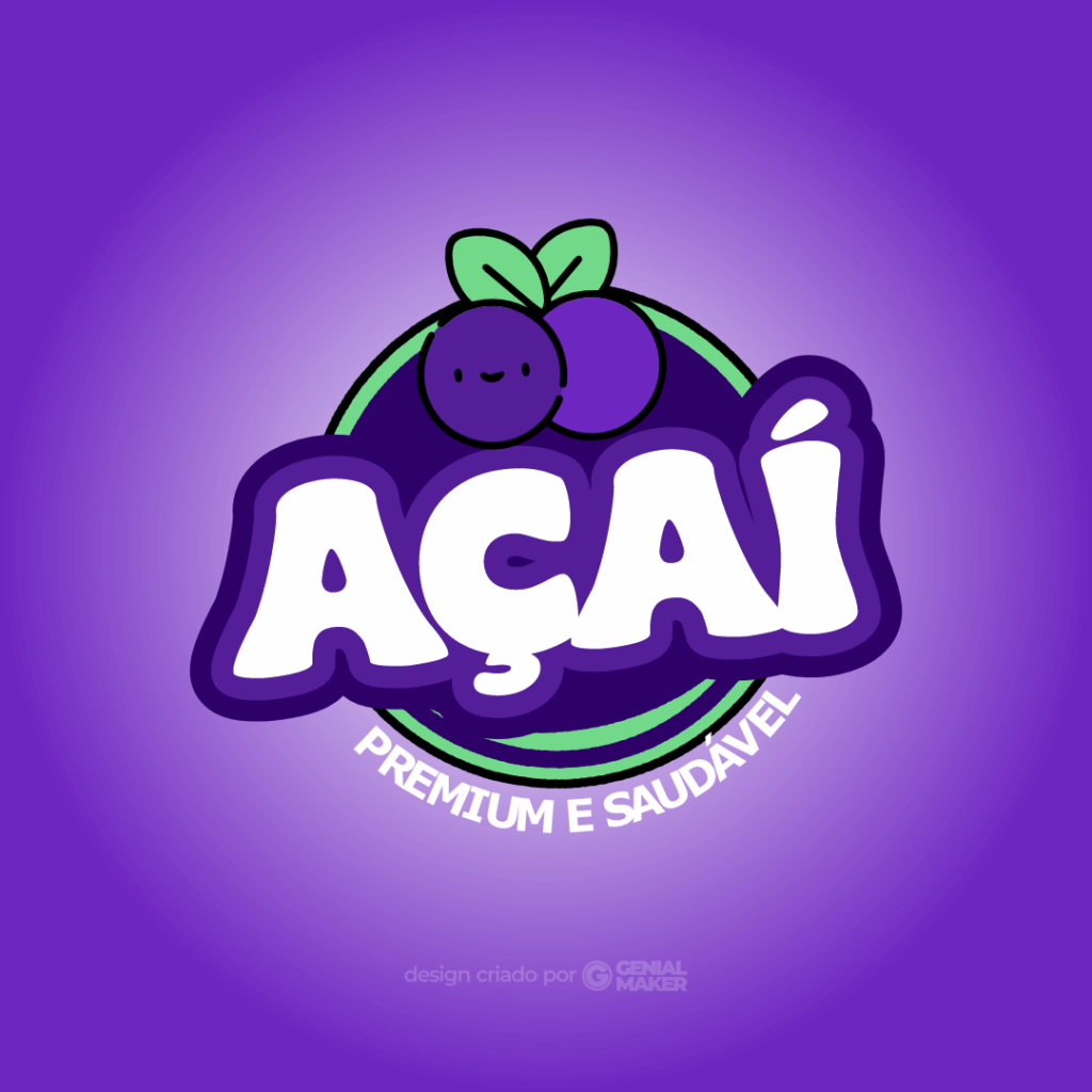 Incríveis Logos de Açaí (Designs 100% Originais e Bonitos)